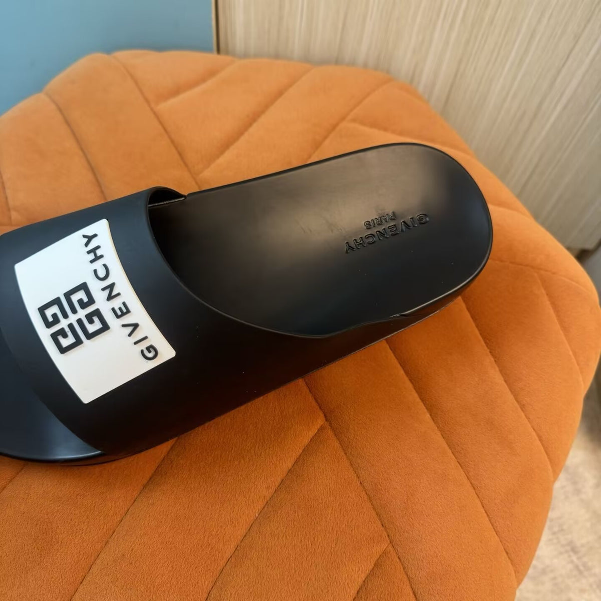 Black Slides with White Logo Patch - Product image 9