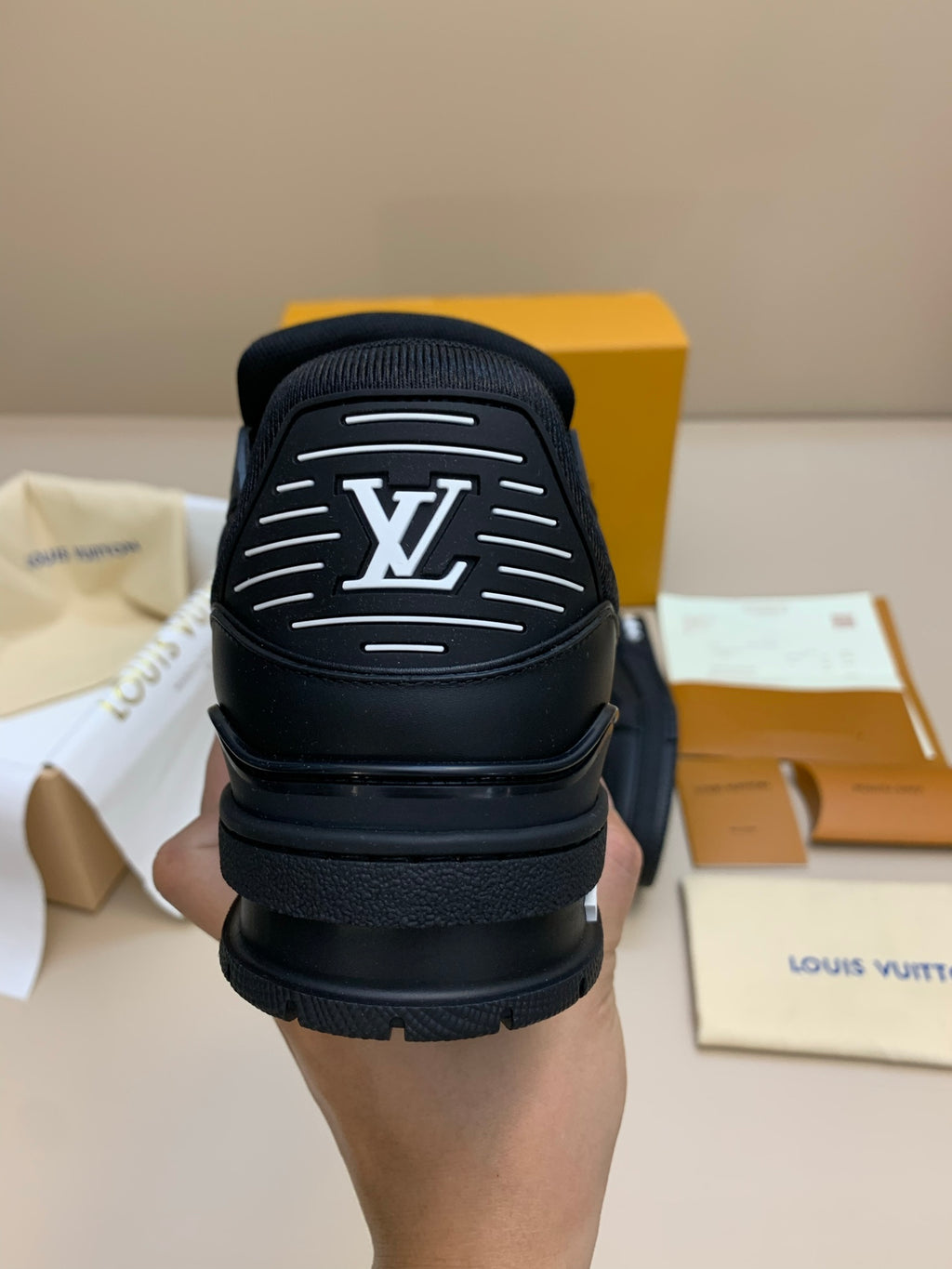 High-Top Lace-Up Sneakers with Patterned Upper