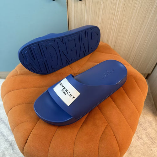 Blue Slide Sandals with Orange Accent - Product image 8