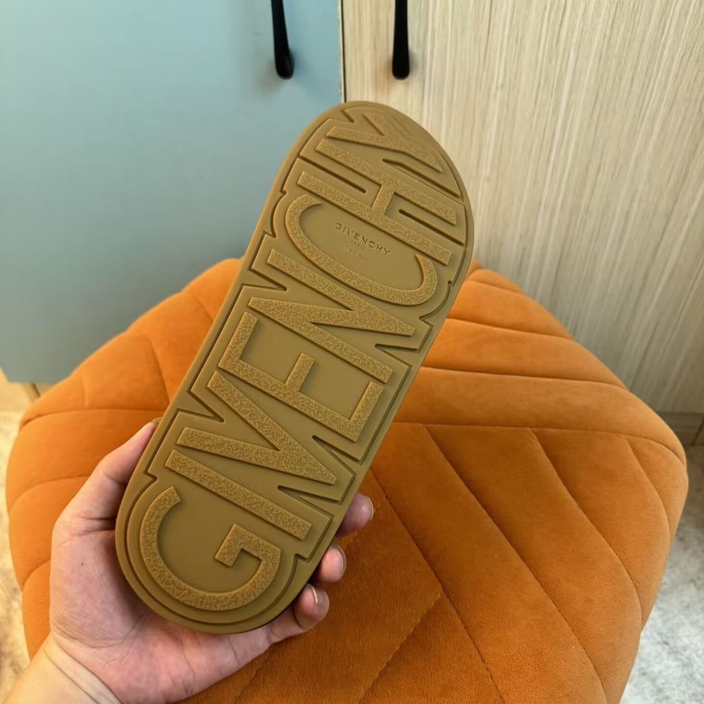 Camouflage Slide Sandals with Embossed Sole - Right side view
