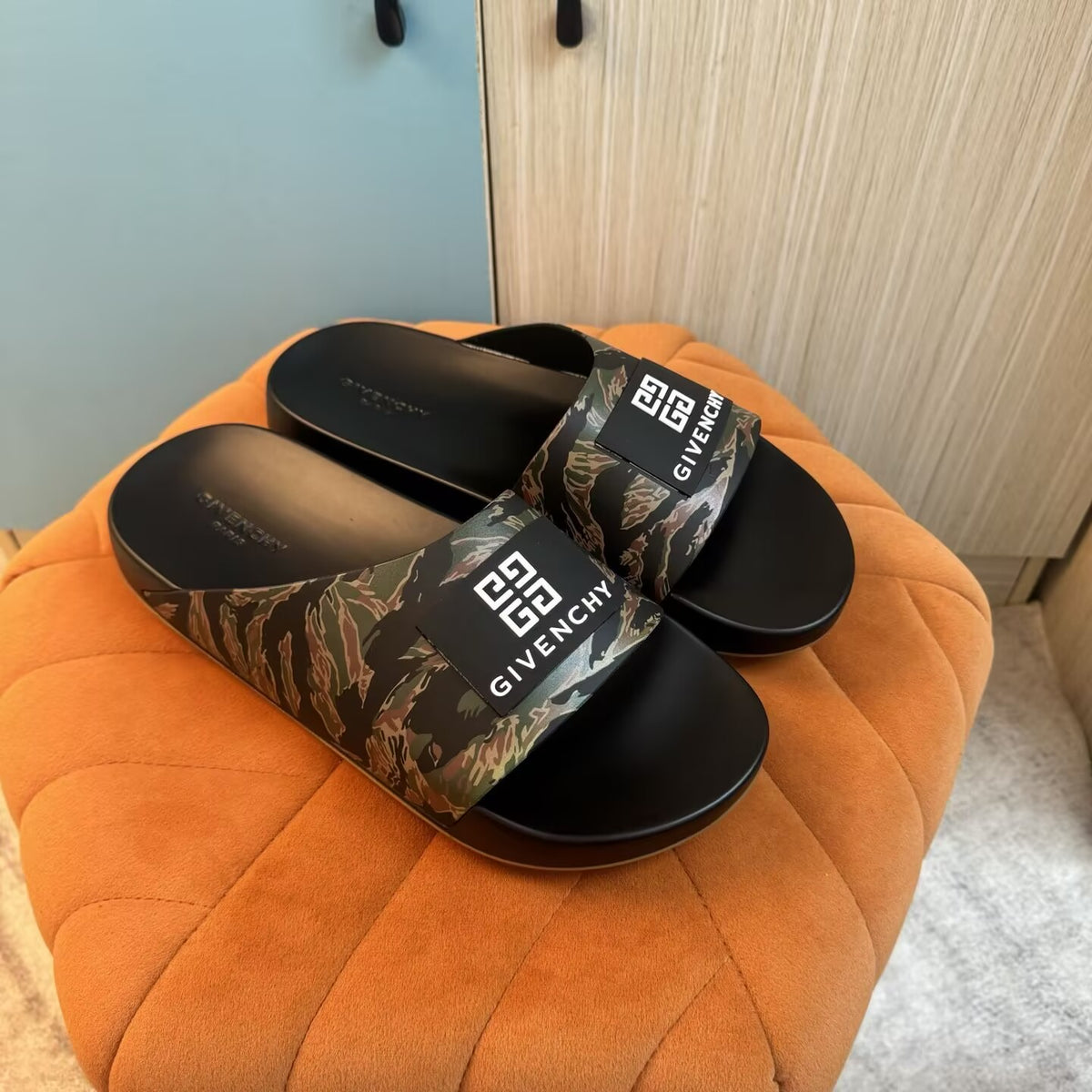 Camouflage Slide Sandals with Embossed Sole - Product image 8