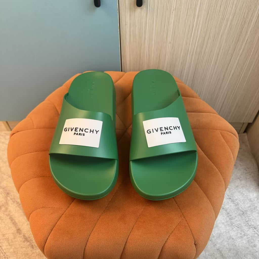 Green Single-Strap Slippers with Chunky Sole - Product image 9