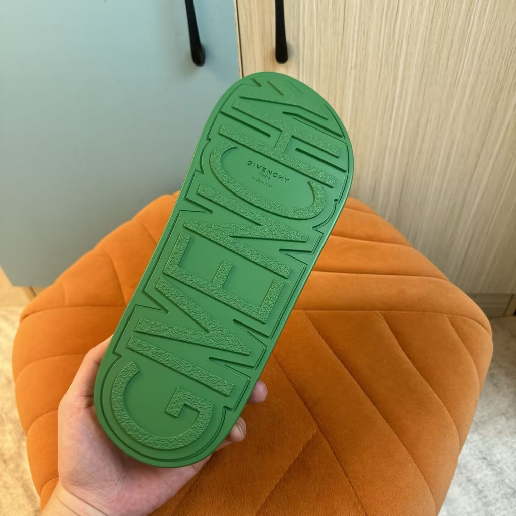 Green Single-Strap Slippers with Chunky Sole - Product image 8