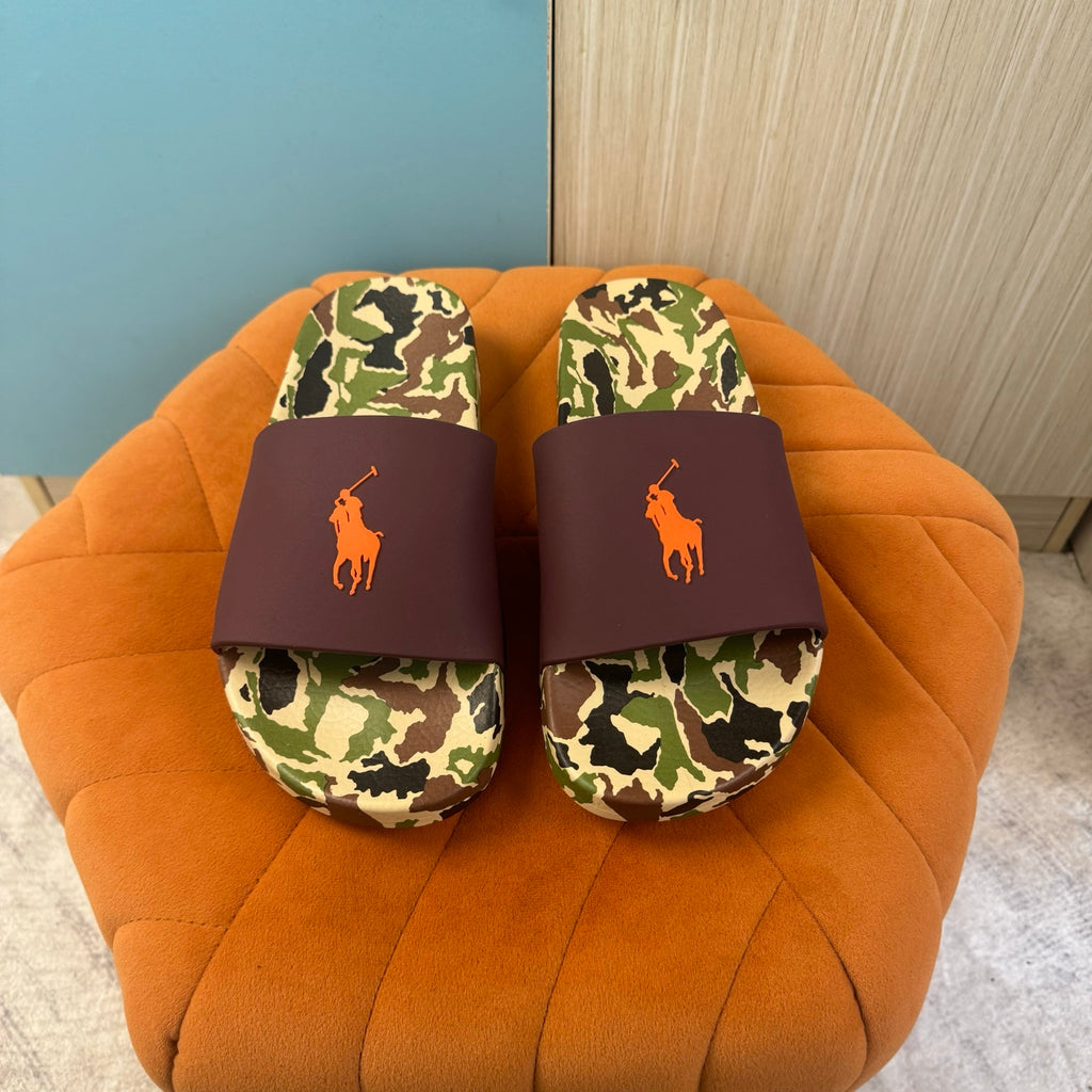 Camouflage Print Slide Sandals with Solid Strap - Product image 8