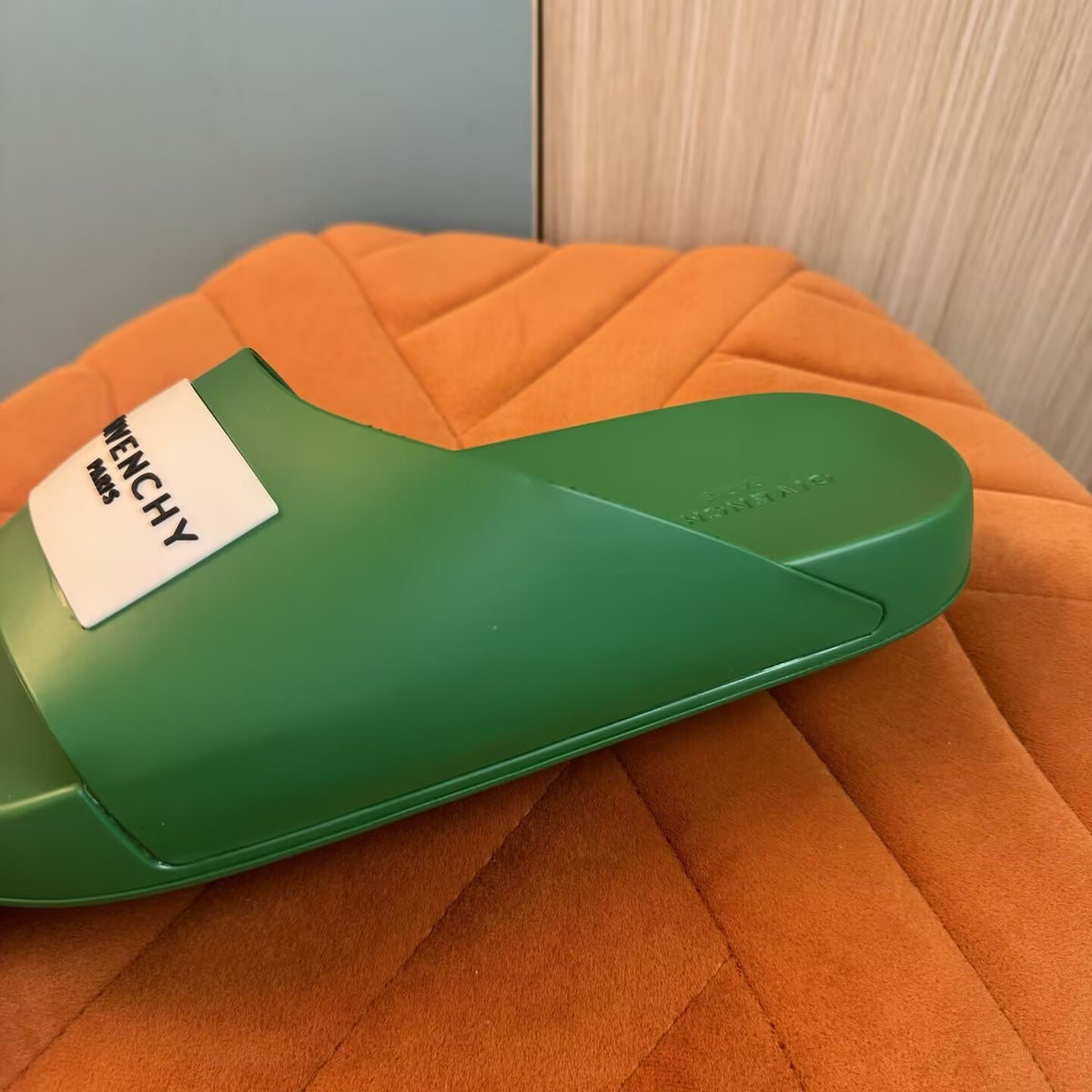 Green Single-Strap Slippers with Chunky Sole - Product image 7