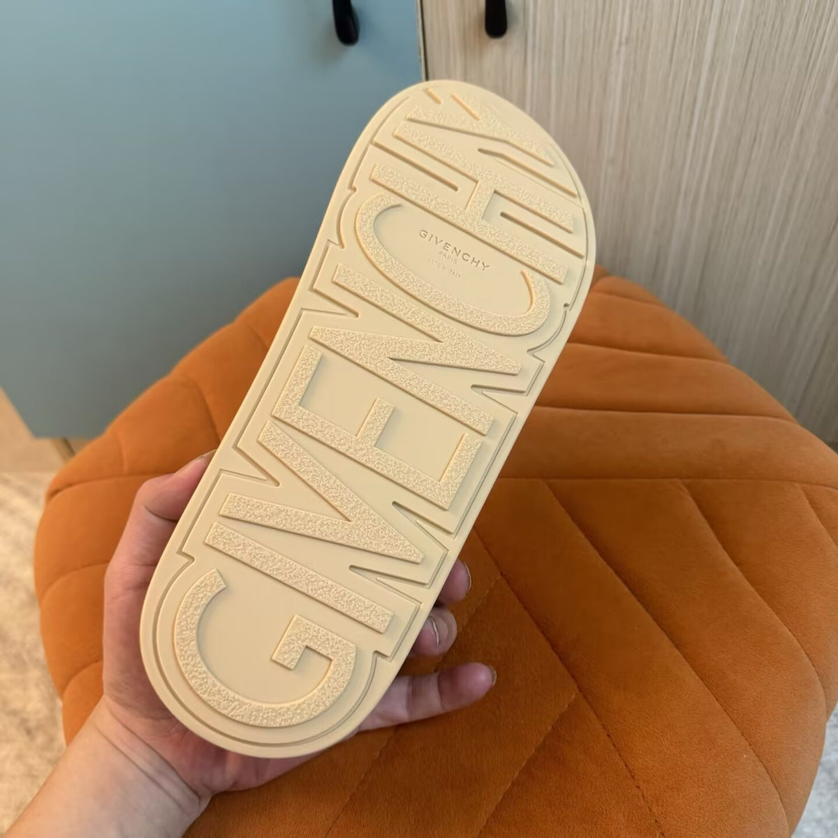 Beige Slide-On Slippers with Quilted Upper - Product image 9