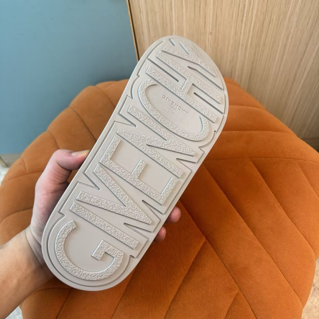 Gray Slide Slippers with Embossed Sole - Product image 9