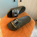 Olive Green Camouflage Slide Sandals with Black Strap - Product image 7